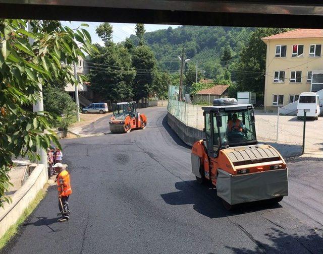 Muhtardan Büyükşehire Asfalt Teşekkürü