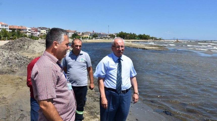 Şark&ouml;y&rsquo;de Kıyı Temizleme &Ccedil;alışmalarını İnceledi