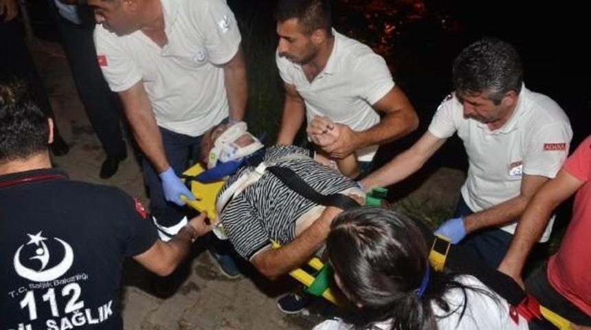 Sulama Kanalına Düştü, Ölümden Döndü