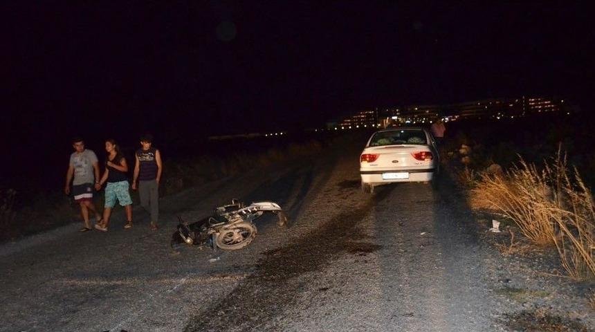 Otomobil İle Motosiklet Çarpıştı: 1 Ölü