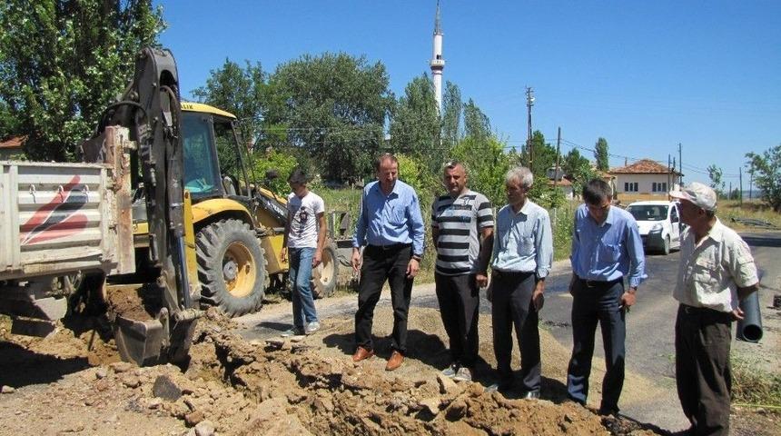 Beyk&ouml;y İ&ccedil;me Suyu Ve Kanalizasyon Şebekesi Hattı Yapım &Ccedil;alışmaları