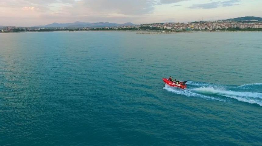 Beyşehir G&ouml;l&uuml;&rsquo;nde Jetboat Heyecanı
