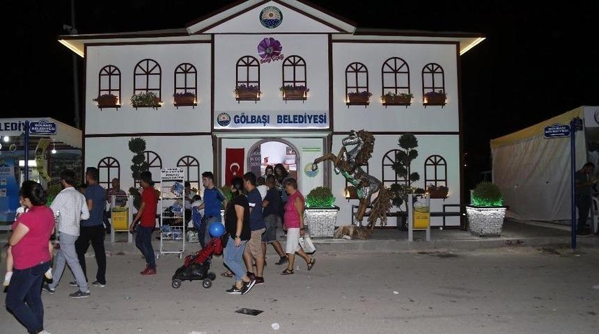 Ankara Festivali&rsquo;nde G&ouml;lbaşı Belediyesi Standına Yoğun İlgi