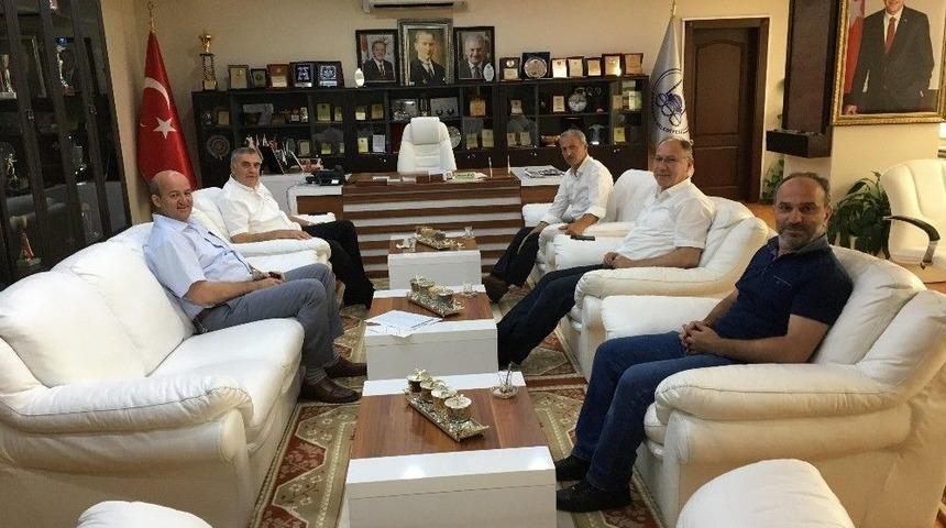 Başkan To&ccedil;oğlu&rsquo;ndan Başkan Dişli&rsquo;ye Ziyaret