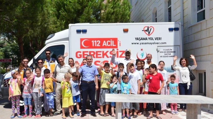 Kuran Kursu &Ouml;ğrencilerine 112 Hizmetleri Anlatıldı