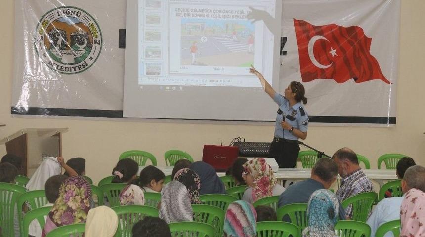 İn&ouml;n&uuml;&rsquo;de Kur&rsquo;an Kursu &Ccedil;ocuklarına Trafik Eğitimi