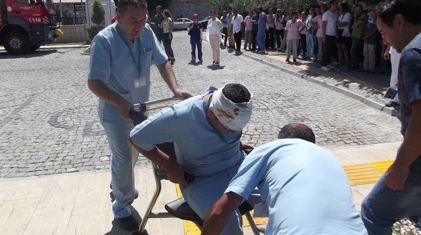 S&ouml;ke Ağız Ve Diş Sağlığı Merkezinde Tatbikat