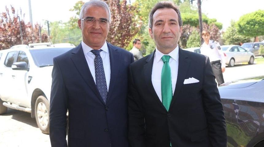 Bing&ouml;l Valisi Mantı&rsquo;dan, Başkan Barakazi&rsquo;ye Ziyaret