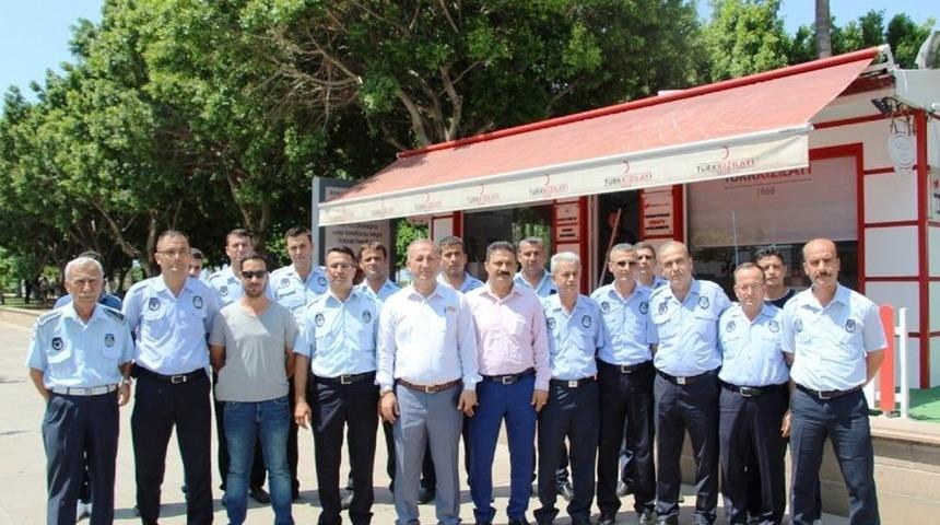 İskenderun Zabıtasından Kan Bağışı