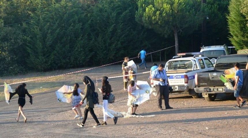 G&ouml;ky&uuml;z&uuml; U&ccedil;urtmalarla Şenlendi