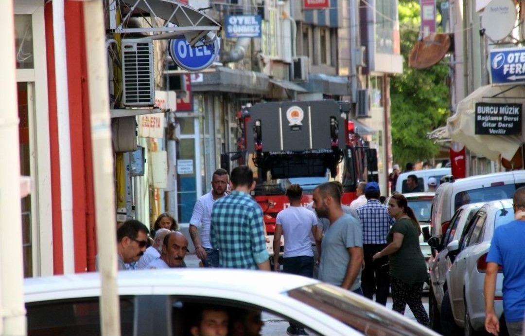 Samsun&rsquo;da Yangın Paniği