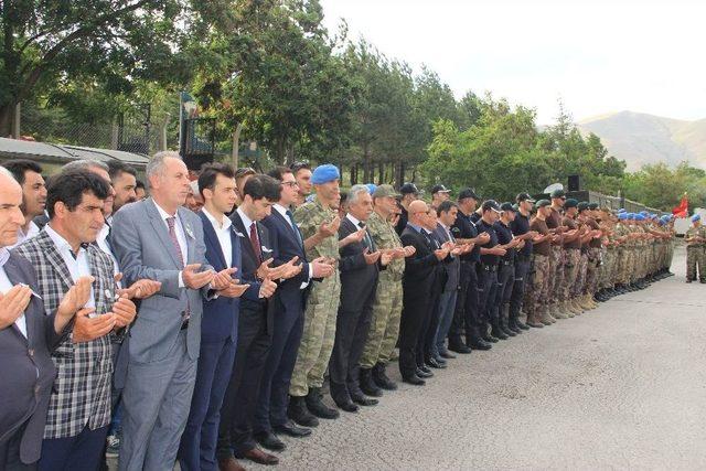 Şehit Güvenlik Korucusu İçin Tören Düzenlendi