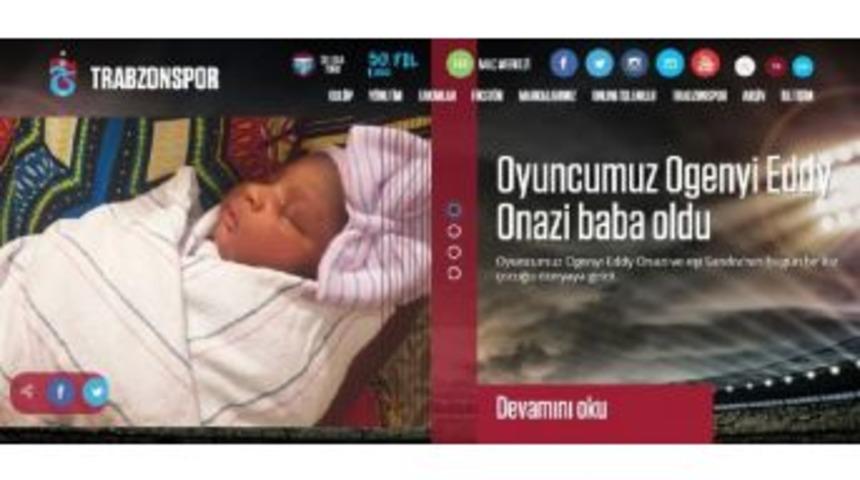 Trabzonsporlu Onazi&rsquo;Nin Babalık Sevinci