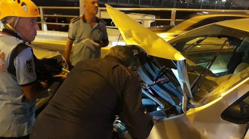 Başkent&rsquo;te Zincirleme Trafik Kazası: 1 Yaralı