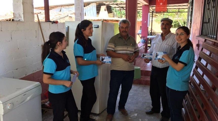 Başkan &Ccedil;er&ccedil;ioğlu Evi Yanan Aileye Yardım Elini Uzattı