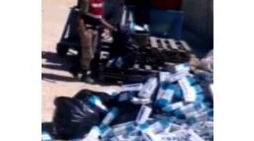 Ele Ge&ccedil;irilen Sigaralar İmha Edildi