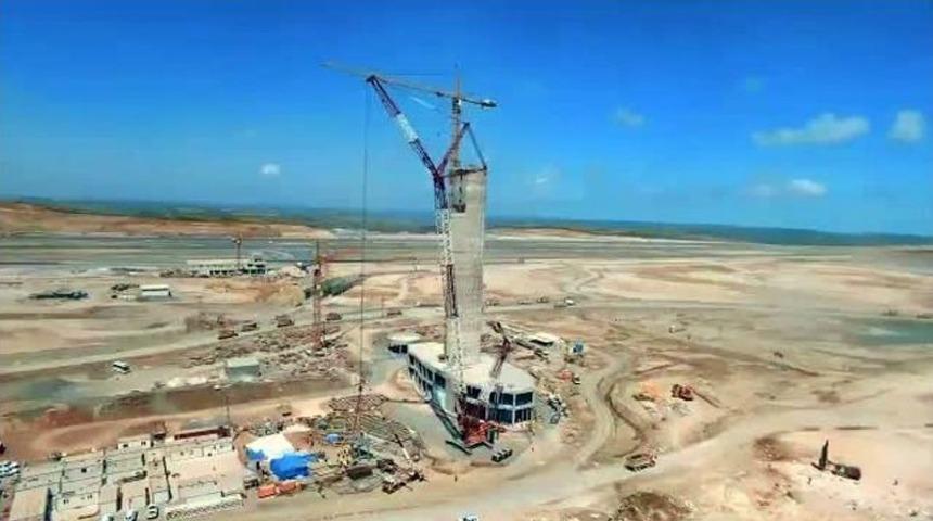 3. Havalimanı&rsquo;nda U&ccedil;akların İnişlerini Kontrol Eden Kulenin Yapımı Bitti