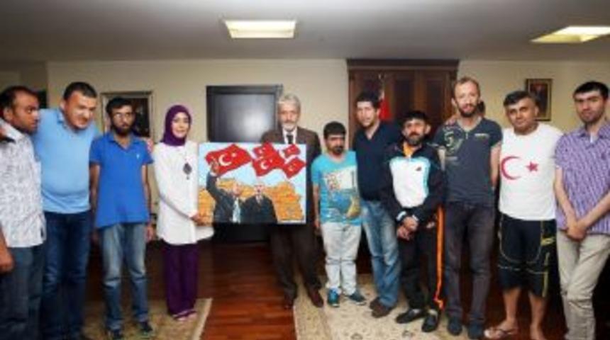 Umudun Kanatları&rsquo;ndan Başkan Tuna&rsquo;ya Ziyaret