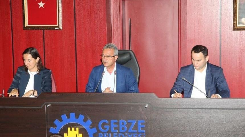 Gebze Belediyesi Ağustos Ayı Meclisi Tamamlandı