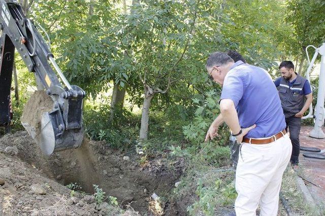 Vezirhan’da Kanalizasyon Çalışmaları Devam Ediyor