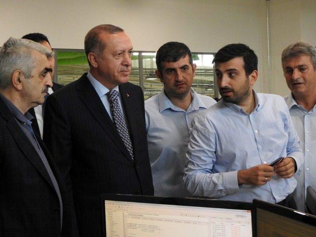 Cumhurbaşkanı Erdoğan’dan Milli İha Tesislerini Ziyaret Etti