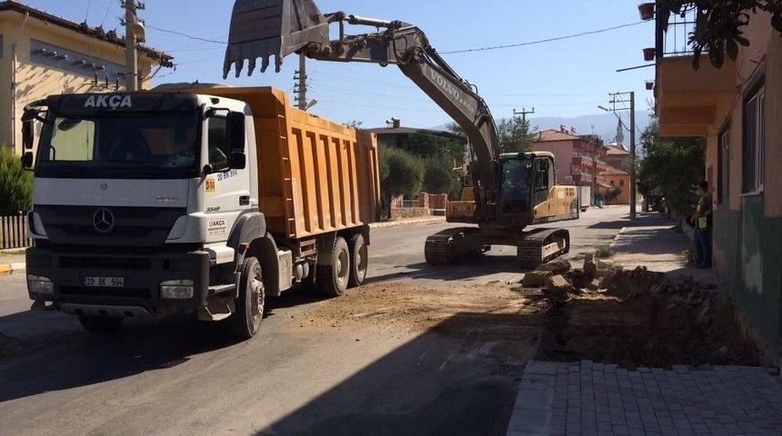 Pamukkale Belediyesi&rsquo;nden Akk&ouml;y&rsquo;e Yatırım