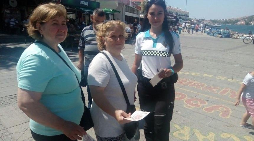 Fo&ccedil;a Emniyetinden Dolandırıcılığa Karşı Broş&uuml;rle Uyarı