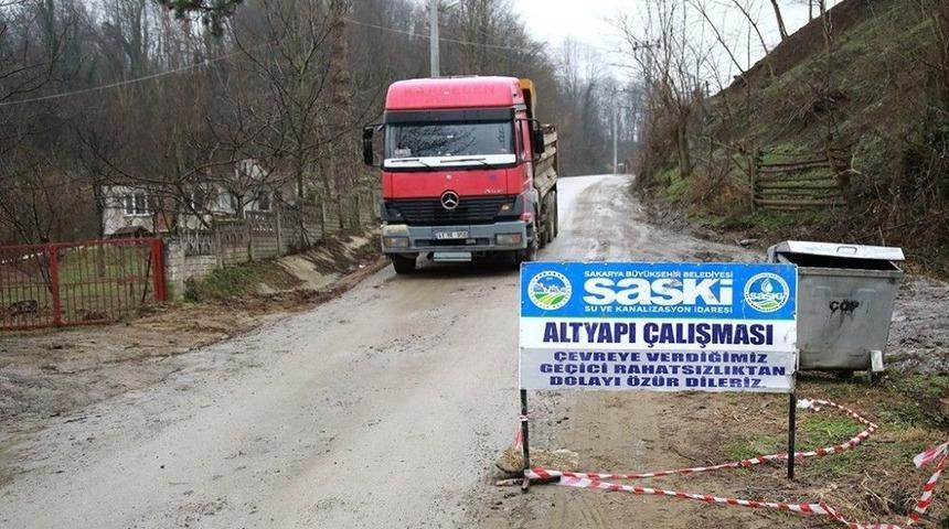Arifiye&rsquo;de 14 Kilometrelik İ&ccedil;me Suyu Hattı Tamamlanıyor