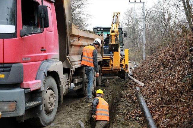 Arifiye’de 14 Kilometrelik İçme Suyu Hattı Tamamlanıyor