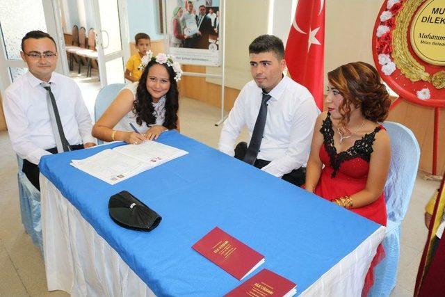 Milas’ta İlginç Nikah