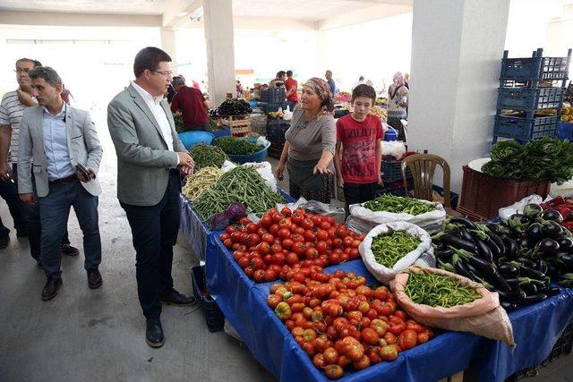 Başkan Subaşıoğlu, Pazar Esnafıyla Bir Araya Geldi