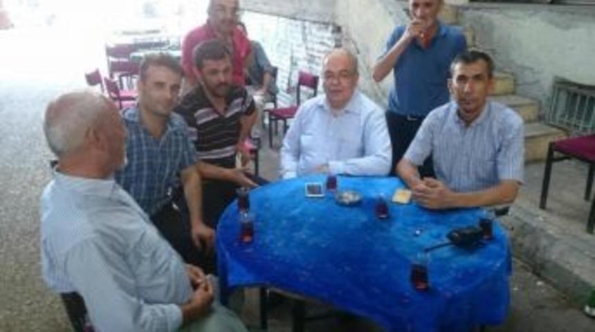 Belediye Başkanı Kutlu&rsquo;dan Oturak&ccedil;ılar Pazarı Esnafına Ziyaret