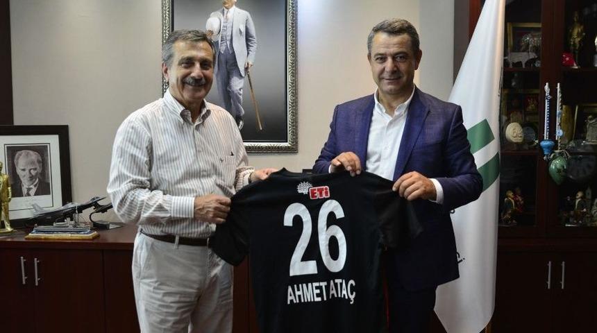 Eskişehirspor Y&ouml;netiminden Başkan Ata&ccedil;&rsquo;a Ziyaret