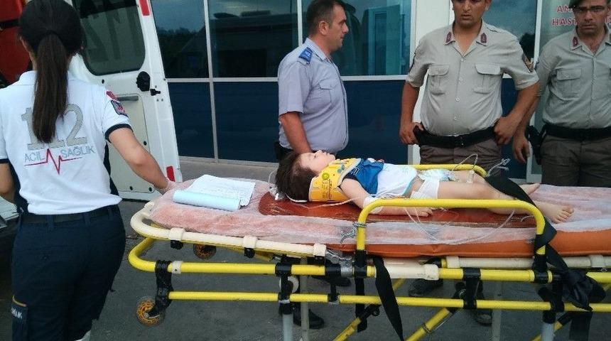 4. Kattan D&uuml;şen &Ccedil;ocuk Yaralandı