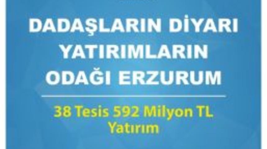 Erzurum&rsquo;a 38 Tesis Kazandırılıyor