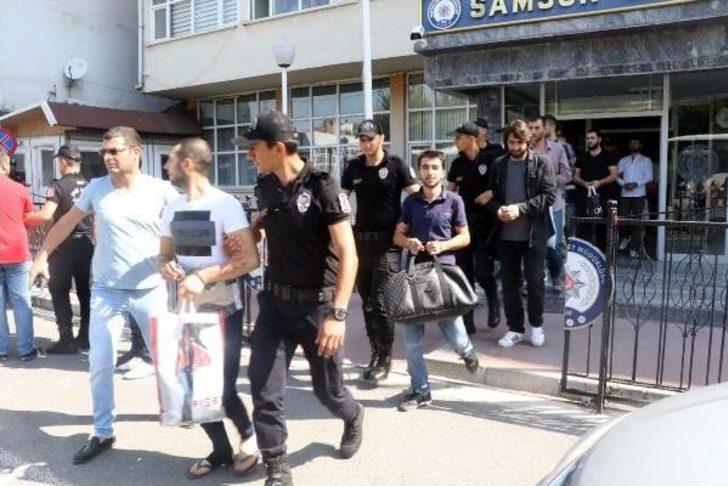 Samsun'da Çete Operasyonu Şüphelileri Adliyede