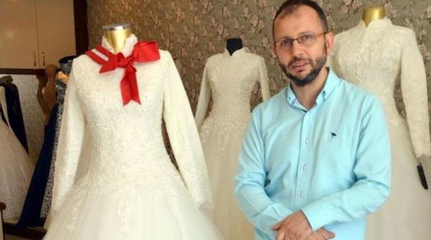 &Ccedil;ekilişle 1 Liraya Gelinlik