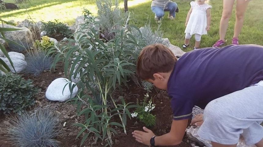 Burhaniye&rsquo;de Engelliler &Ccedil;i&ccedil;ek Dikimine &Ouml;nc&uuml;l&uuml;k Yaptı