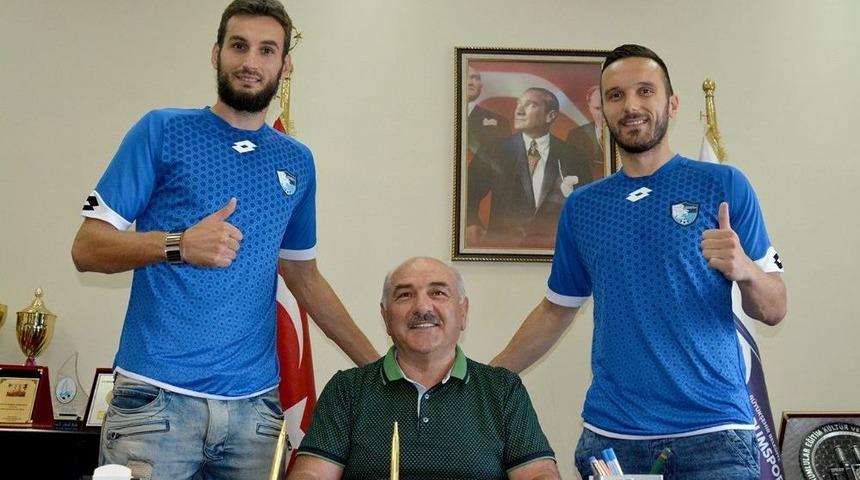 B.b.erzurumspor, Haris Harba Ve Jasmin Trtovac İle S&ouml;zleşme İmzaladı