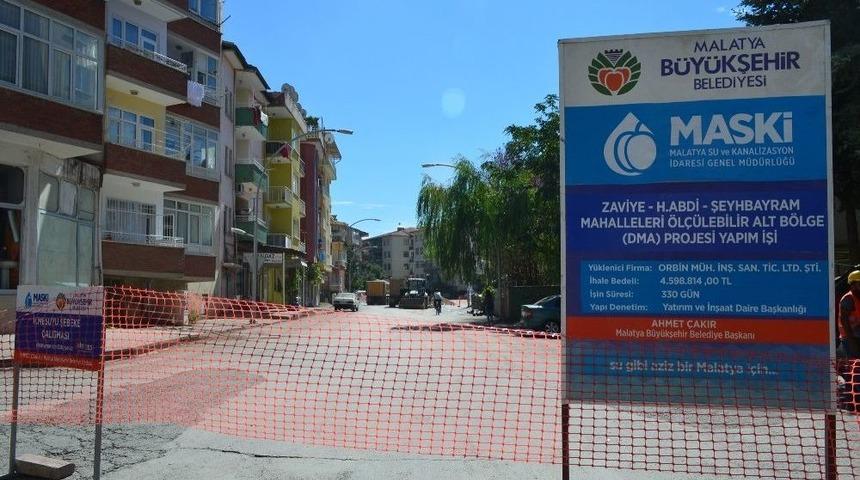 Malatya&rsquo;da Alt Yapı &Ccedil;alışmaları