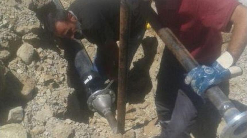 Hani Kuyular Mahallesine Su M&uuml;jdesi