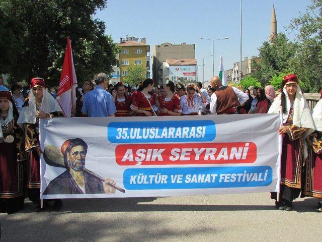 35. Uluslararası Aşık Seyrani Kültür Ve Sanat Festivali Başladı