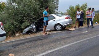 Karayoluna Sızan Motorin Kazalara Sebep Oldu