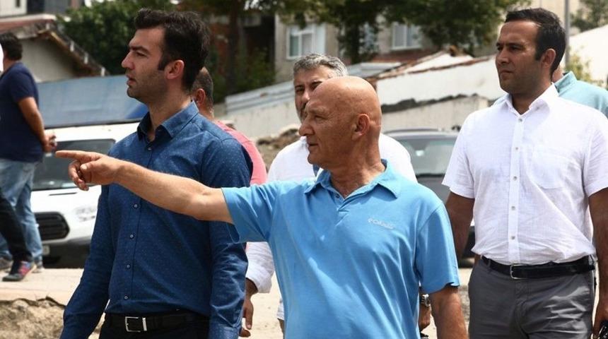 Başkan Altınok Öz, Kartal’da Devam Edem Çalışmaları Yerinde İnceledi