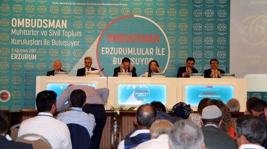 Ombudsman Erzurumlularla Buluştu