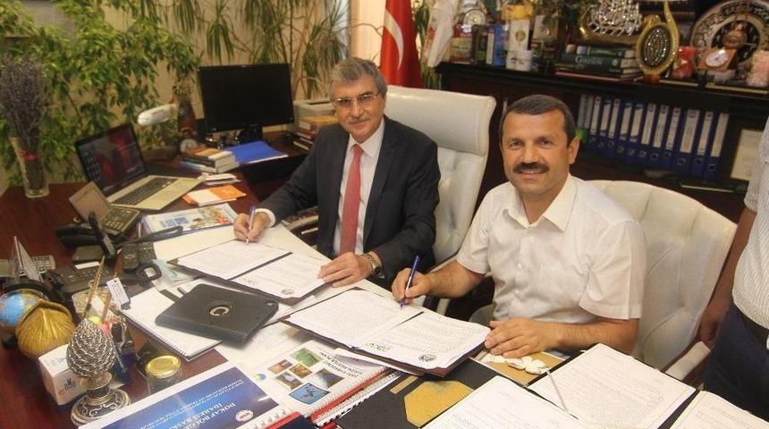 Yarka &Uuml;retim Tesisi İ&ccedil;in Protokol İmzalandı
