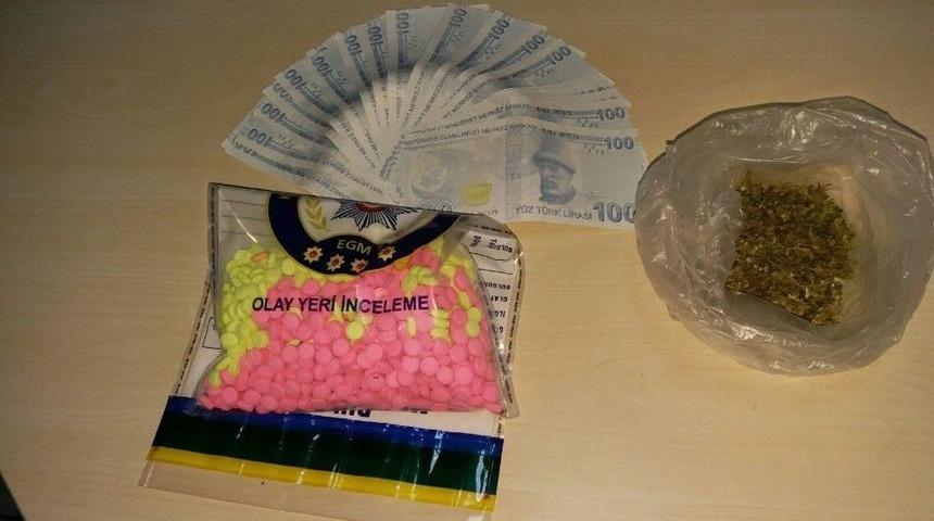 Uşak&rsquo;ta Uyuşturucu Hap Operasyonu