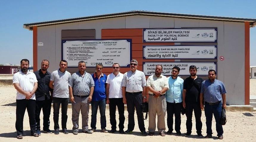 Azez&rsquo;deki Uluslararası Şam &Uuml;niversitesine Ziyaret