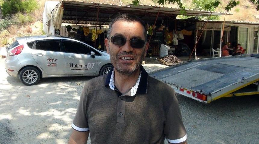 Muz Almak İsterken Aracından Oluyordu