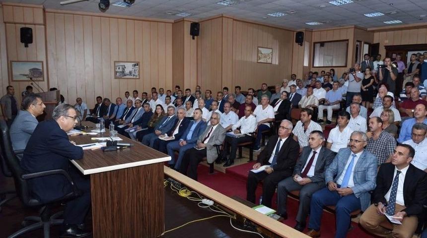 Vali Su, Muhtarlarla Buluştu